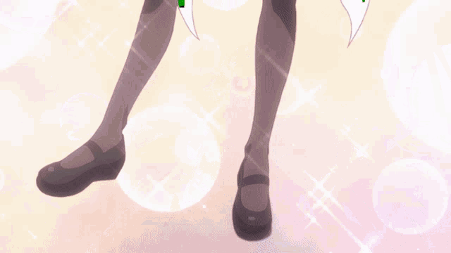 a girl in a maid costume with ruffles on the skirt