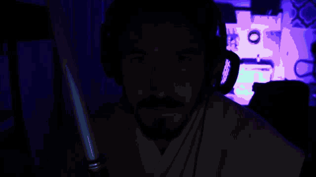 Obi Wan Light Saber GIF - Obi Wan Light Saber Twitch GIFs