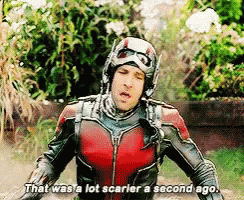 That Was A Lot Scarier A Second Ago Ant Man GIF - That Was A Lot Scarier A Second Ago Ant Man Scottlang GIFs