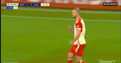 a soccer game between bay and laz is being broadcast on cbs sports