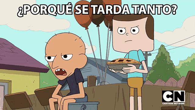 an advertisement for cn cartoon network shows a bald man sitting on a toilet