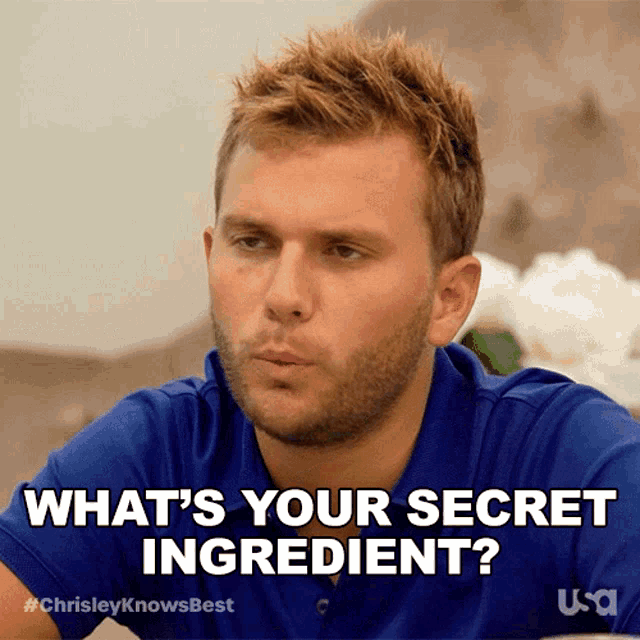 Whats Your Secret Ingredient Chrisley Knows Best GIF - Whats Your Secret Ingredient Chrisley Knows Best Whats Your Secret Recipe GIFs