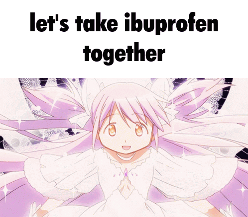 Madoka Magica Let'S Take Ibuprofen Together GIF - Madoka Magica Madoka Let'S Take Ibuprofen Together GIFs