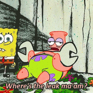Spongebob Leak GIF - Spongebob Leak Patrick GIFs