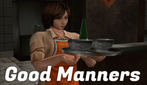 Shenmue Shenmue Good Manners GIF - Shenmue Shenmue Good Manners Good Manners GIFs