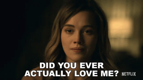 Did You Ever Actually Love Me Love Quinn GIF - Did You Ever Actually Love Me Love Quinn Victoria Pedretti GIFs