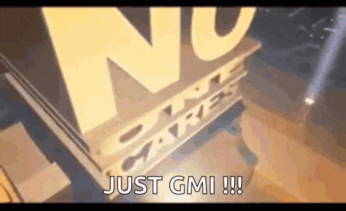 a close up of a 20th century fox logo with the words `` just gmi '' written below it .