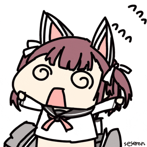 a drawing of a girl with a surprised look on her face and the name seseren on the bottom