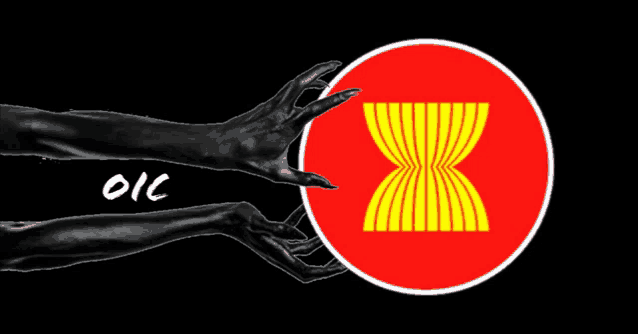 a red circle with a yellow letter x in it