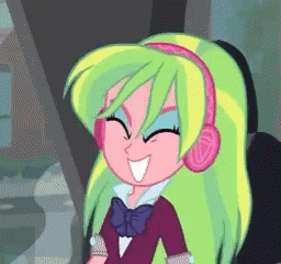 Mlp Listening To Music GIF - Mlp Listening To Music Equestria Girls GIFs