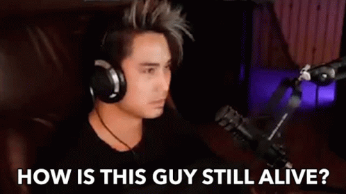 How Is This Guy Still Alive Anthony Kongphan GIF - How Is This Guy Still Alive Anthony Kongphan How Are You Alive GIFs