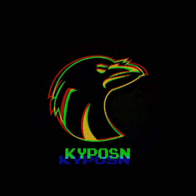 a logo for a company called kyposh with a crow head