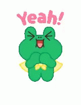 Frog Excited GIF - Frog Excited Yeah GIFs
