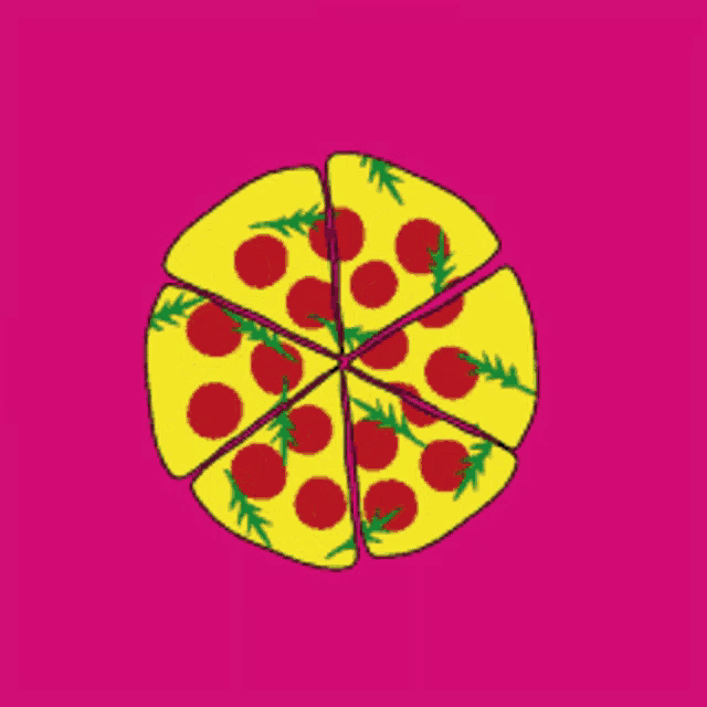 an illustration of a pizza with the words lunch time below