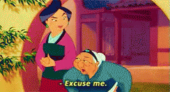 Mulan Excuse Me GIF - Mulan Excuse Me Huh GIFs