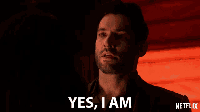 a man in a suit says yes i am