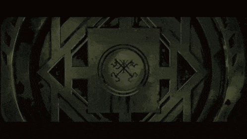 a drawing of a circle with the letter n in the middle