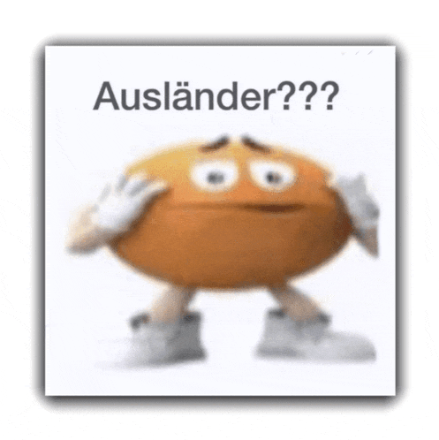 a picture of a cartoon character with the words auslander written on it
