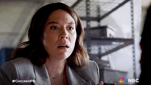 a close up of a woman 's face with #chicagopd on the bottom right
