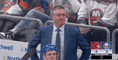 Patrick Roy Disappointment GIF - Patrick Roy Disappointment Islanders GIFs