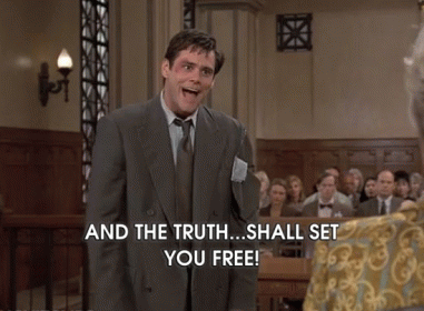 The Truth Shall Set You Free GIF - Liar Liar Comedy Jim Carrey GIFs