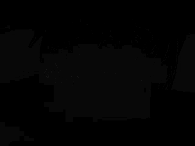 a black and white drawing of a person wearing a mask and a choker .