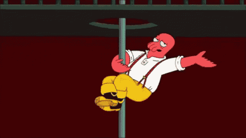Zoidberg Pole Dance GIF