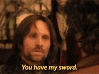 Aragorn Ii Elessar Sword GIF - Aragorn Ii Elessar Sword My Sword GIFs