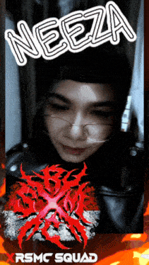 a picture of a woman with the name neeza on her head