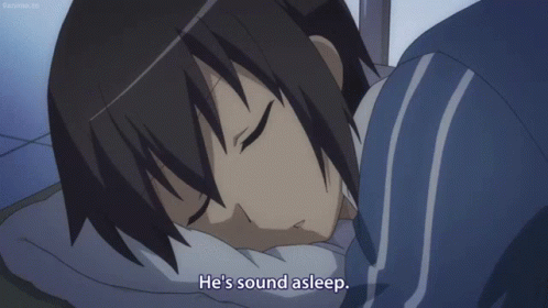 Anime Acchi Kocchi GIF - Anime Acchi Kocchi Sleep Face GIFs