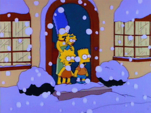 The Simpsons GIF - The Simpsons Blizzard GIFs