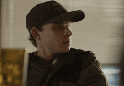 a man wearing a hat that says ' montana ' on the front