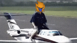 a man is sitting on the wing of a plane with the number l-10 on it