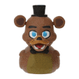 freddy fazbear from five nights at freddy 's is a rubber duck with a top hat on it .