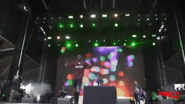 Sheck Wes Rage GIF - Sheck Wes Rage Stage Dive GIFs