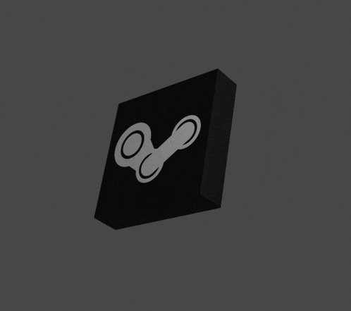 a black box with a scissors logo on it