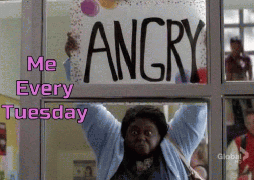 Tuesday Glee GIF - Tuesday Glee Angry GIFs