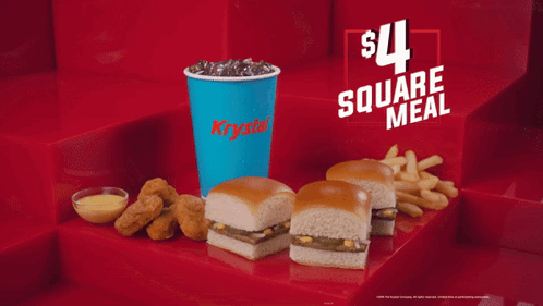 Krystal 4 Square Meal GIF - Krystal 4 Square Meal Fast Food GIFs