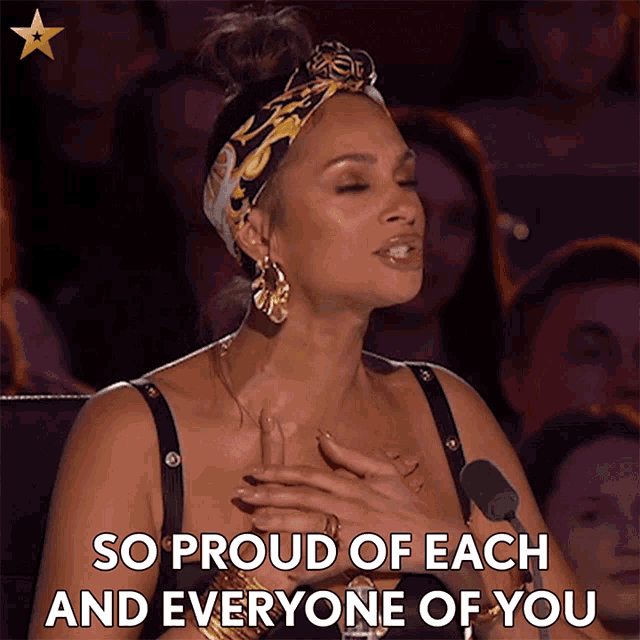 So Proud Of Each And Everyone Of You Alesha Dixon GIF - So Proud Of Each And Everyone Of You Alesha Dixon Bgt14 GIFs