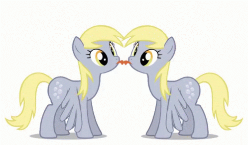 Derpy Clone Lick Pony GIF