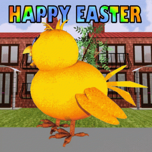 Happy Easter Easter Chick GIF - Happy Easter Easter Chick Baby Chick GIFs