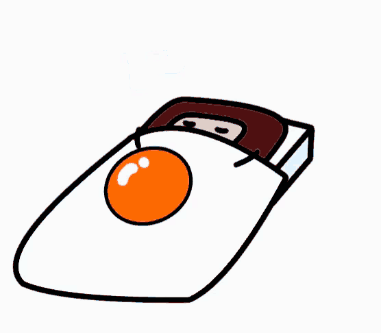 a cartoon drawing of a person laying in a bed with chinese writing on the bottom