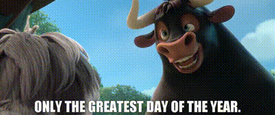 Ferdinand Only The Greatest Day Of The Year GIF - Ferdinand Only The Greatest Day Of The Year Best Day Of The Year GIFs