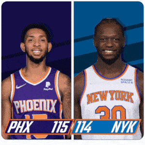 Phoenix Suns (115) Vs. New York Knicks (114) Post Game GIF - Nba Basketball Nba 2021 GIFs
