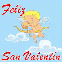 Cupido Te Desea Un Feliz San Valentín GIF - Amor Flechas Corazones GIFs