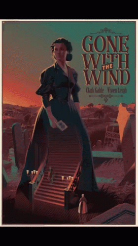 Movies Gone With The Wind GIF - Movies Gone With The Wind Poster GIFs