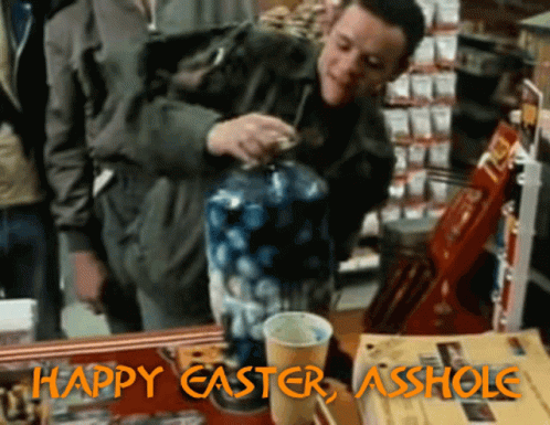 Flea Happy Easter Asshole GIF - Flea Happy Easter Asshole Gingermofo GIFs