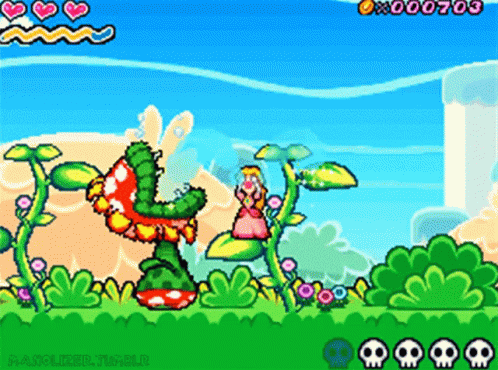 Petey Piranha Super Princess Peach GIF - Petey Piranha Super Princess Peach Mario GIFs