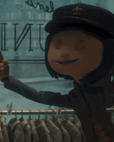 a cartoon character taking a selfie in front of a sign that says ii