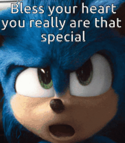Sonic Bless Your Heart GIF - Sonic Bless Your Heart You Are GIFs